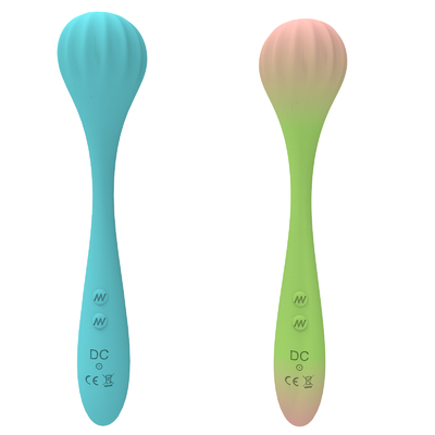 Rubber Fully Coated Double Ended Vibrator Body Wand Vibrator DF1032