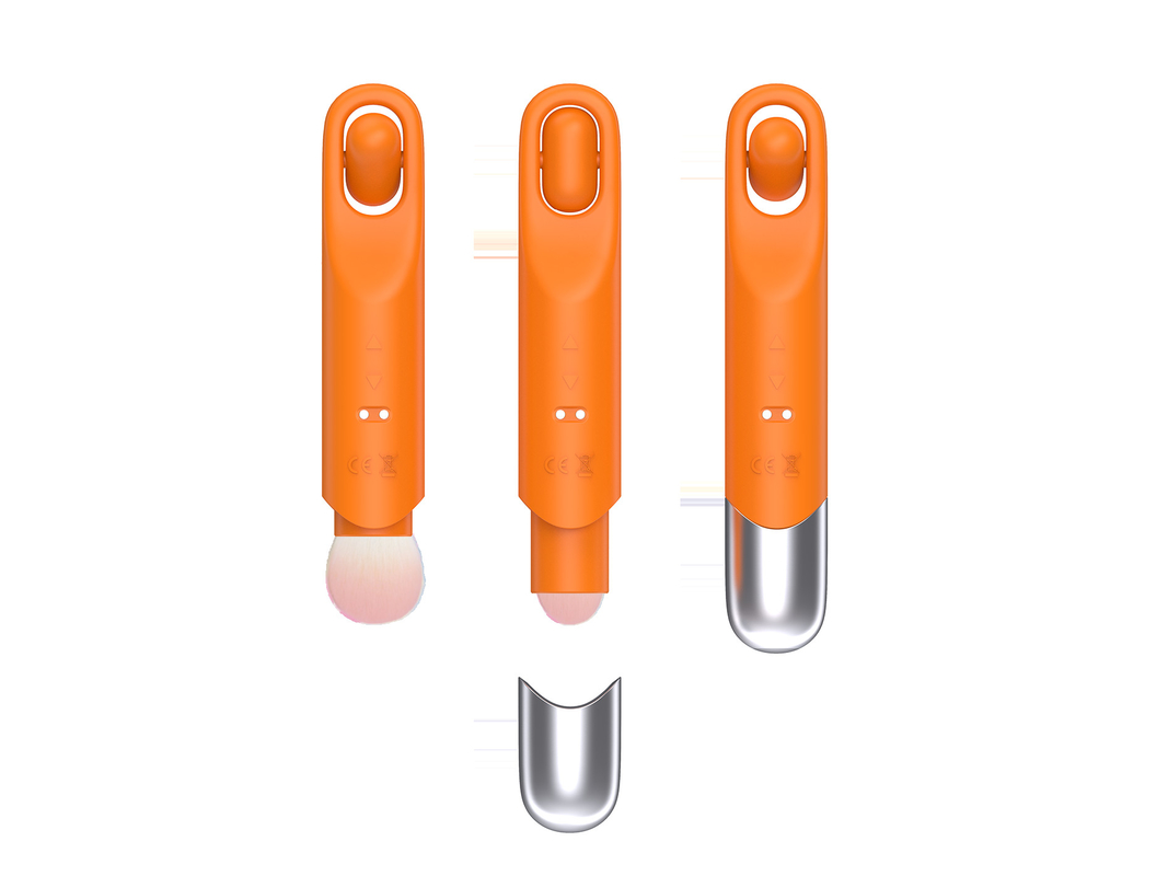 IPX6 Waterproof  Quiet Discreet Vibrator Rotatable Bullet Makeup Brush Vibrator DF948