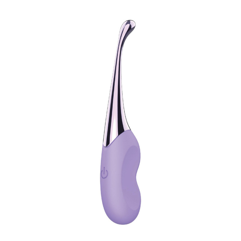 Dingfoo Compact Size Silicone Clitoris Stimulator Toy Battery Powered DF946