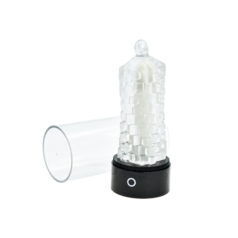 Dustproof Design TPE Male Masturbators Nightlight Heating Masturbator CM801