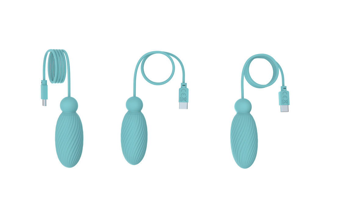 Portable USB-C Custom Love Egg Vibrator With Powerful Motor DF989