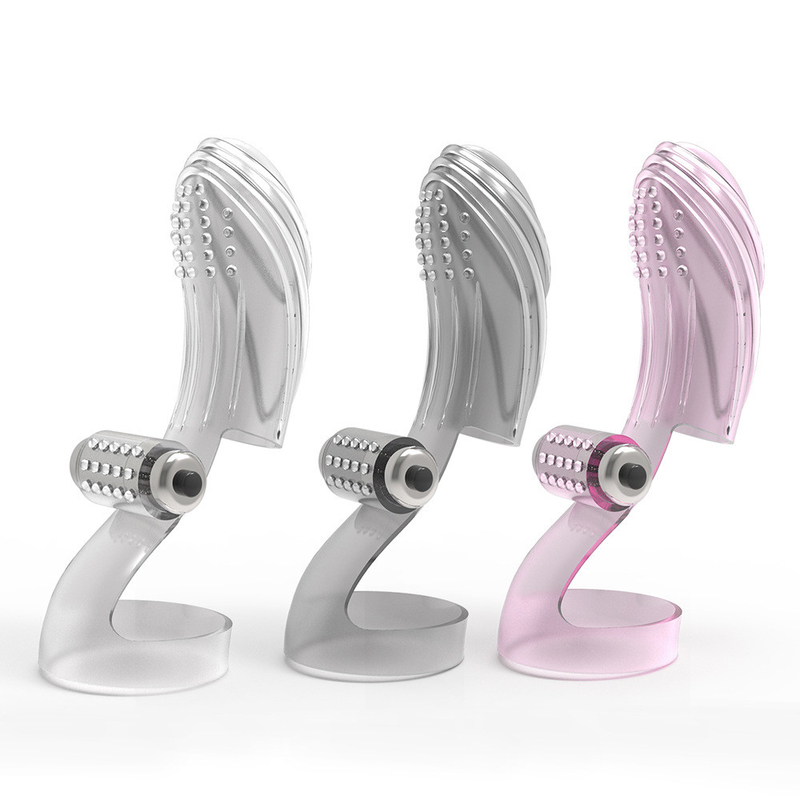 TPE ABS IPX5 Waterproof Small Finger Vibrator Sex Toy Low Noise DF012