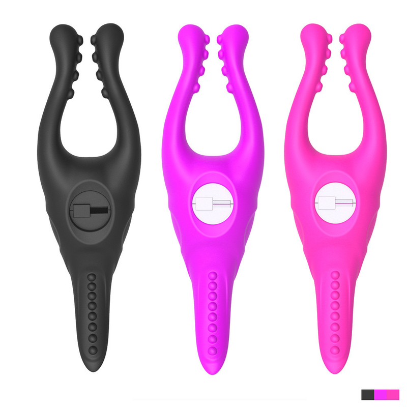 1 Vibration Pattern Vibrating Nipple Clip Improve Sexual Performance For Male DF217