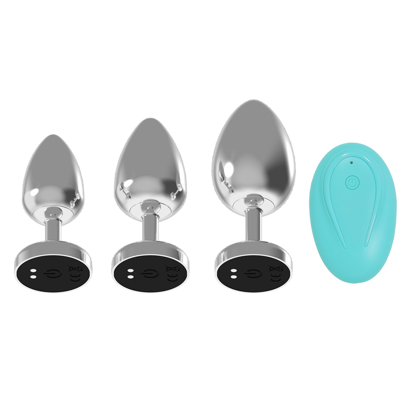 Dingfoo Multiple Vibrating Beads Anal Plug Sex Toy With Magnetic Charging DF951