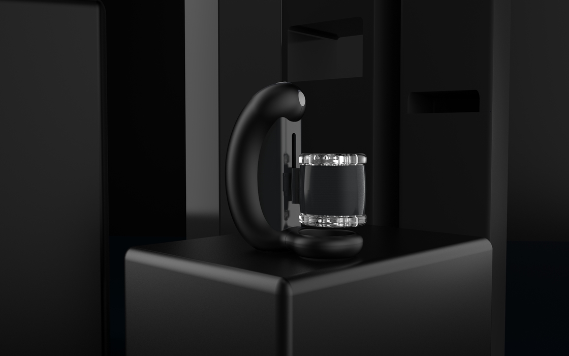 USB-C Charging Black Rocket Masturbator Sex Toy IPX4 Waterproof CM803
